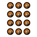 Muffinaufleger Cupcakes Muffins Halloween Zuckerpapier...