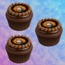 Muffinaufleger Cupcakes Muffins Halloween Zuckerpapier Eule Uhu HW01