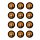 Muffinaufleger Cupcakes Muffins Halloween Zuckerpapier Eule Uhu HW01