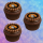 Muffinaufleger Cupcakes Muffins Halloween Zuckerpapier Eule Uhu HW01