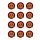 Muffinaufleger Cupcakes Muffins Halloween Zuckerpapier Kürbis HW02