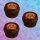 Muffinaufleger Cupcakes Muffins Halloween Zuckerpapier Kürbis HW02