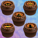 Muffinaufleger Cupcakes Muffins Halloween Zuckerpapier HW03