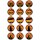 Muffinaufleger Cupcakes Muffins Halloween Zuckerpapier HW03