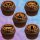 Muffinaufleger Cupcakes Muffins Halloween Zuckerpapier HW03