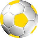 Tortenaufleger Tortendeko Fototorte Tortenbild Geburtstag Party Fußball 3D-Effekt Rund 20 cm Ø FB05