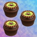 Muffinaufleger Cupcakes Muffins Kindergeburtstag Tiere Frosch FR01 (Zuckerpapier)