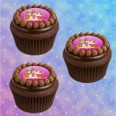 Muffinaufleger Cupcakes Muffins Zuckerpapier Kindergeburtstag Hund & Katze GB01