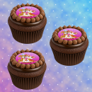Muffinaufleger Cupcakes Muffins Zuckerpapier Kindergeburtstag Hund & Katze GB01