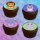 Muffinaufleger Cupcakes Muffins Zuckerpapier Kindergeburtstag wilder Zoo GB02