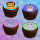 Muffinaufleger Cupcakes Muffins Zuckerpapier Kindergeburtstag wilder Zoo GB02