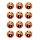 Muffinaufleger Cupcakes Muffins Kindergeburtstag Tiere Panda PA01 (Zuckerpapier)