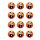 Muffinaufleger Cupcakes Muffins Kindergeburtstag Tiere Panda PB01 (Zuckerpapier)