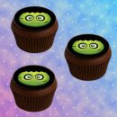 Muffinaufleger Cupcakes Muffins Halloween Zuckerpapier...