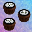 Muffinaufleger Cupcakes Muffins Halloween Zuckerpapier...