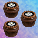 Muffinaufleger Cupcakes Muffins Halloween Zuckerpapier Hannibal HW10