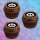 Muffinaufleger Cupcakes Muffins Halloween Zuckerpapier Smiley Scream HW12