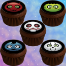 Muffinaufleger Cupcakes Muffins Halloween Zuckerpapier...
