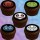 Muffinaufleger Cupcakes Muffins Halloween Zuckerpapier Smileys HW13