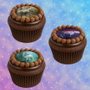 Muffinaufleger Cupcakes Muffins Zuckerpapier Kindergeburtstag Fantasy Einhorn Einhörner FT06