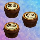 Muffinaufleger Cupcakes Muffins Halloween Zuckerpapier...