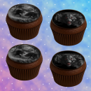 Muffinaufleger Cupcakes Muffins Halloween Zuckerpapier...