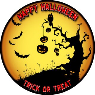 Tortenaufleger Halloween Gruselparty Fototorte 20cm rund HW15