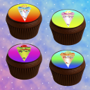 Muffinaufleger Cupcakes Muffins Zuckerpapier Schulanfang Einschulung 1. Schultag SE01