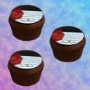 Muffinaufleger Cupcakes Muffins Zuckerpapier Hochzeit...