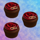 Muffinaufleger Cupcakes Muffins Zuckerpapier Hochzeit...