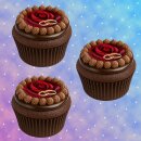 Muffinaufleger Cupcakes Muffins Zuckerpapier Hochzeit Rose Ringe HZ28
