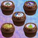 Muffinaufleger Cupcakes Muffins Kindergeburtstag Weihnachten WN01