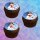 Muffinaufleger Cupcakes Muffins Kindergeburtstag Weihnachten Schneemann WN02