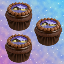 Muffinaufleger Cupcakes Muffins Kindergeburtstag Weihnachten Schneehütte WN03