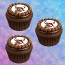 Muffinaufleger Cupcakes Muffins Kindergeburtstag Weihnachten Rentier WN06