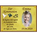 Tortenaufleger Fototorte Tortenbild zur Kommunion DIN A4 K24