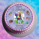 Tortenaufleger Fototorte Tortenbild Schulanfang...