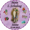 Tortenaufleger Fototorte Tortenbild Schulanfang...