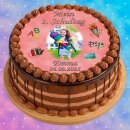 Tortenaufleger Fototorte Tortenbild Schulanfang Einschulung 1. Schultag Rund 20 cm Durchmesser SE01