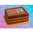 Tortenaufleger Fototorte Tortenbild Schulanfang Einschulung 1. Schultag DIN A5 SE17