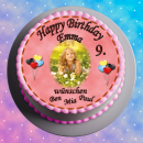 Tortenaufleger Fototorte Tortenbild zum Geburtstag Rund 20 cm G1 (Zuckerpapier)