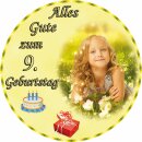 Tortenaufleger Fototorte Tortenbild zum Geburtstag Rund...