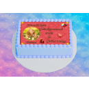 Tortenaufleger Fototorte Tortenbild zum Geburtstag DIN A5 G22 (Zuckerpapier)