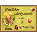 Tortenaufleger Fototorte Tortenbild zum Geburtstag DIN A5...