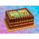 Tortenaufleger Fototorte Tortenbild zum Geburtstag Buchform DIN A5 G25 (Zuckerpapier)