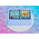 Tortenaufleger Fototorte Tortenbild zum Geburtstag Buchform DIN A5 G26 (Zuckerpapier)
