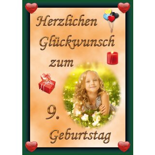 Tortenaufleger Fototorte Tortenbild zum Geburtstag DIN A4 G31 (Zuckerpapier)