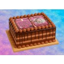 Tortenaufleger Fototorte Tortenbild Zuckerpapier Taufe Buchform DIN A5 T28