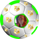 Tortenaufleger Tortendeko Fototorte Tortenbild Geburtstag Party Fußball 3D-Effekt mit Foto & Vereinslogo Vereinswappen Rund 20 cm Ø FB05