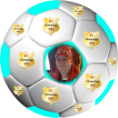 Tortenaufleger Tortendeko Fototorte Tortenbild Geburtstag Party Fußball 3D-Effekt mit Foto & Vereinslogo Vereinswappen Rund 20 cm Ø FB05